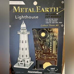Metal Earth- Lighthouse, New in‎ package 3D Laser Cut Model, Age-14+